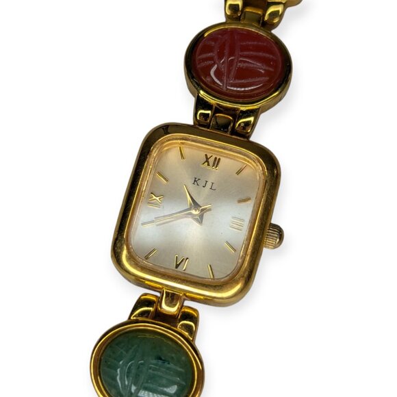 Vintage Kenneth Jay Lane KJL Women's Precious Stones Limited Edition Watch - Picture 2 of 14